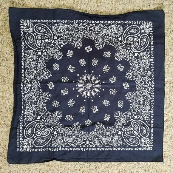 Hav A Hank Accessories Hav A Hank Handkerchief Blue Cotton Usa Bandana Poshmark
